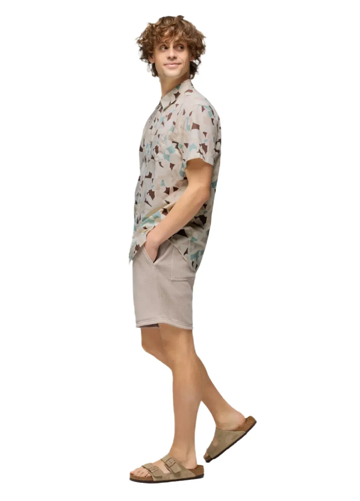 MEN'S PRANA STIMMERSEE SHIRT | ALMOND EDAMAME