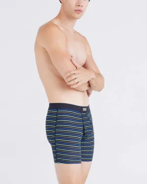 MEN'S SAXX VIBE XTRA SOFT COMFORT BOXER BRIEF 6" | GENT'S STRIPE - SPORT BLUE