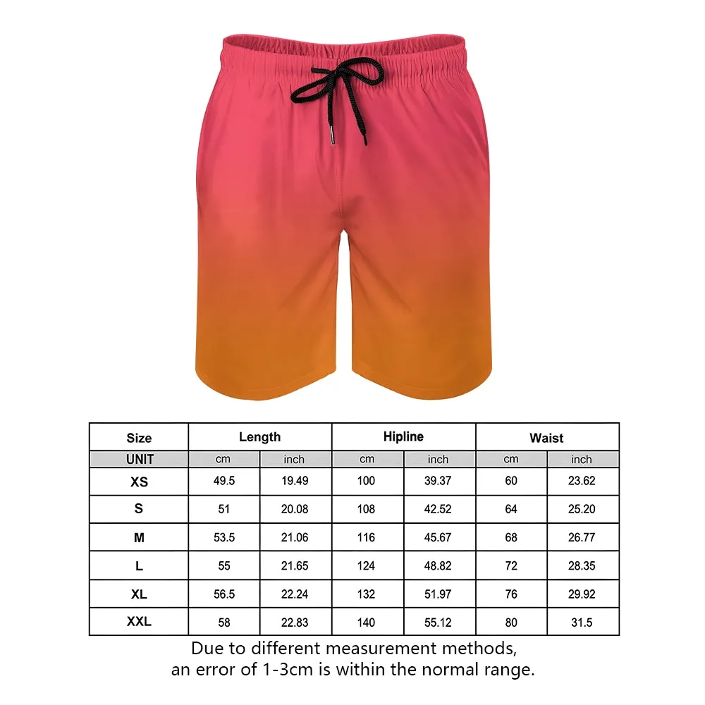Men's Solid Colors And Gradients Shorts 2312000427