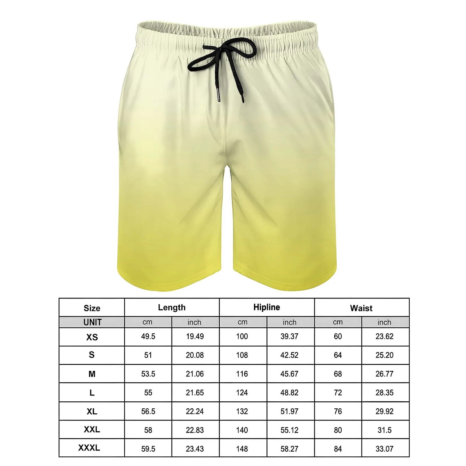 Men's Solid Colors And Gradients Shorts 2312000427