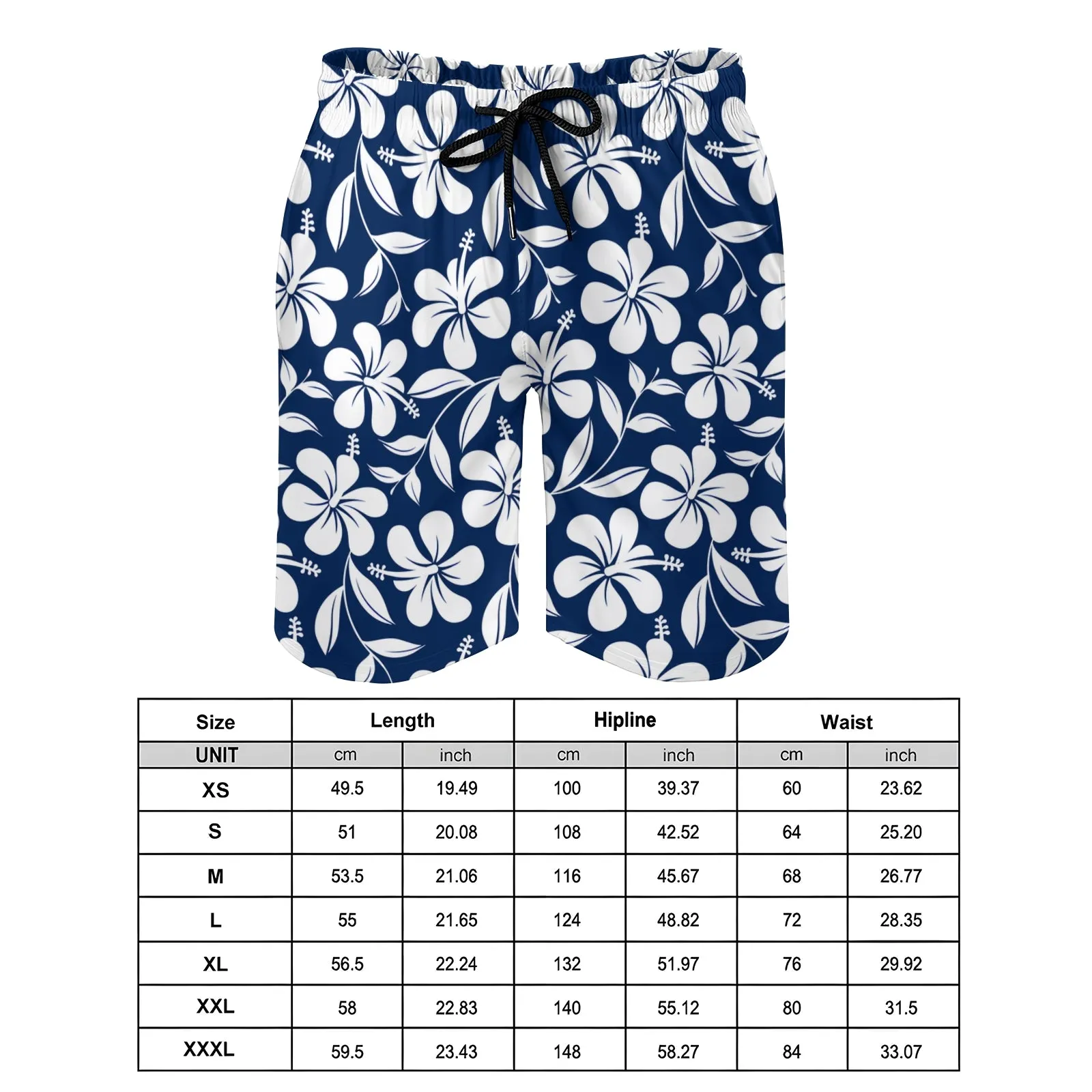 Men's Sports Hawaii Flowers Shorts 2312000021