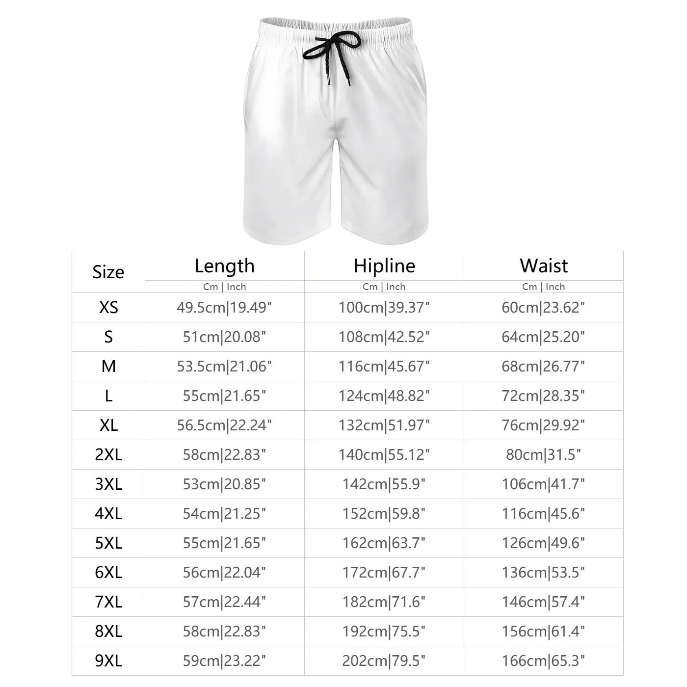 Men's with spots full body print casual shorts