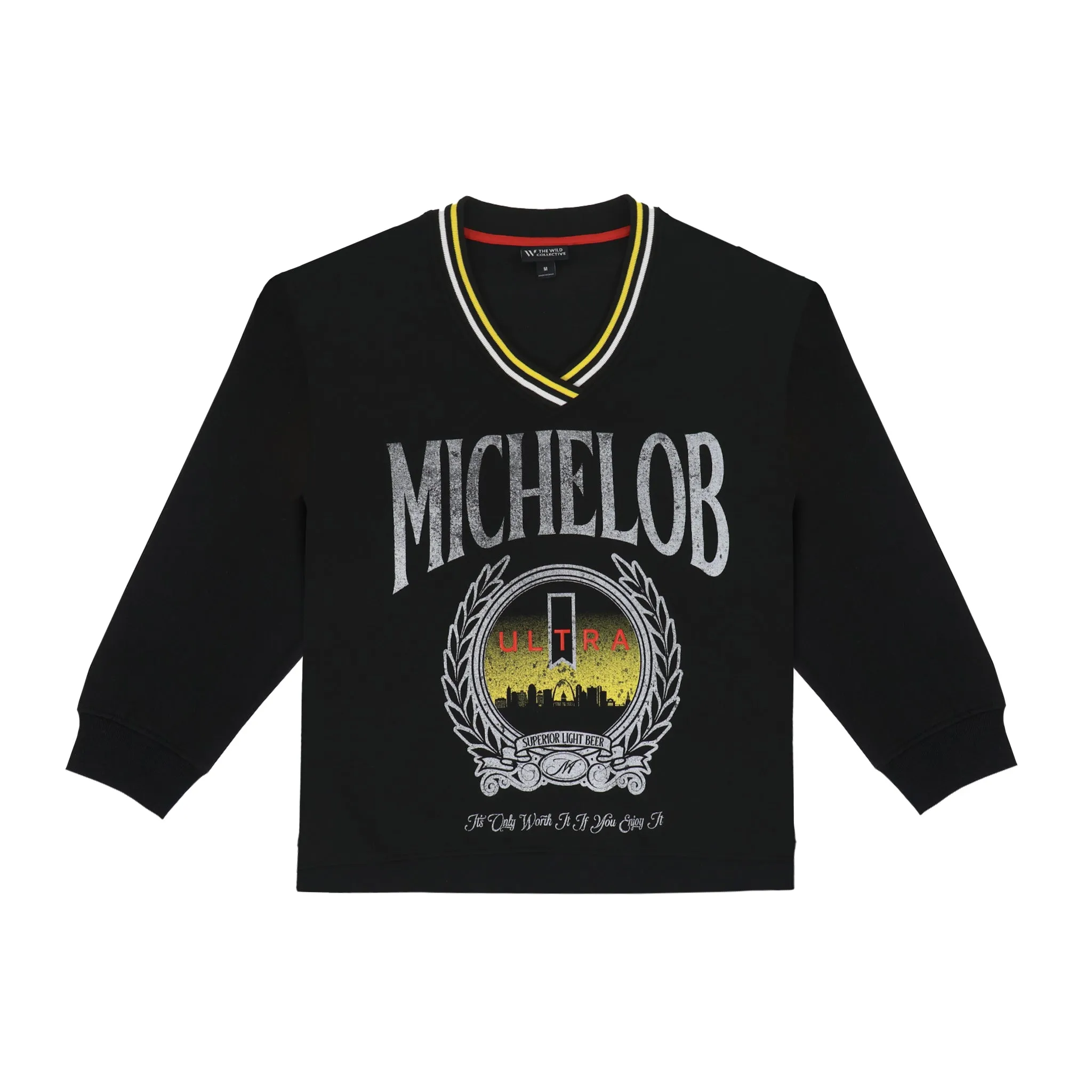 Michelob ULTRA X Wild Collective Lightweight Vintage Crest Sweatshirt