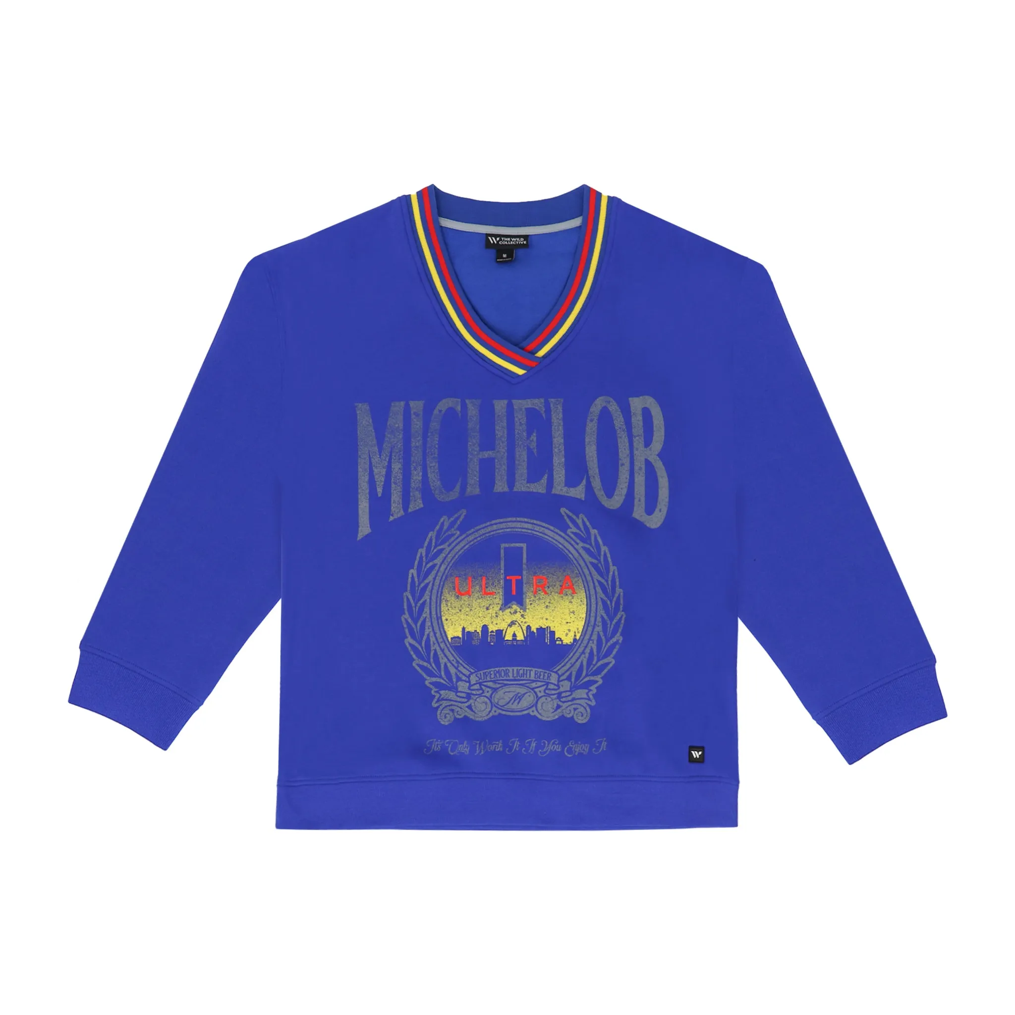 Michelob ULTRA X Wild Collective Lightweight Vintage Crest Sweatshirt