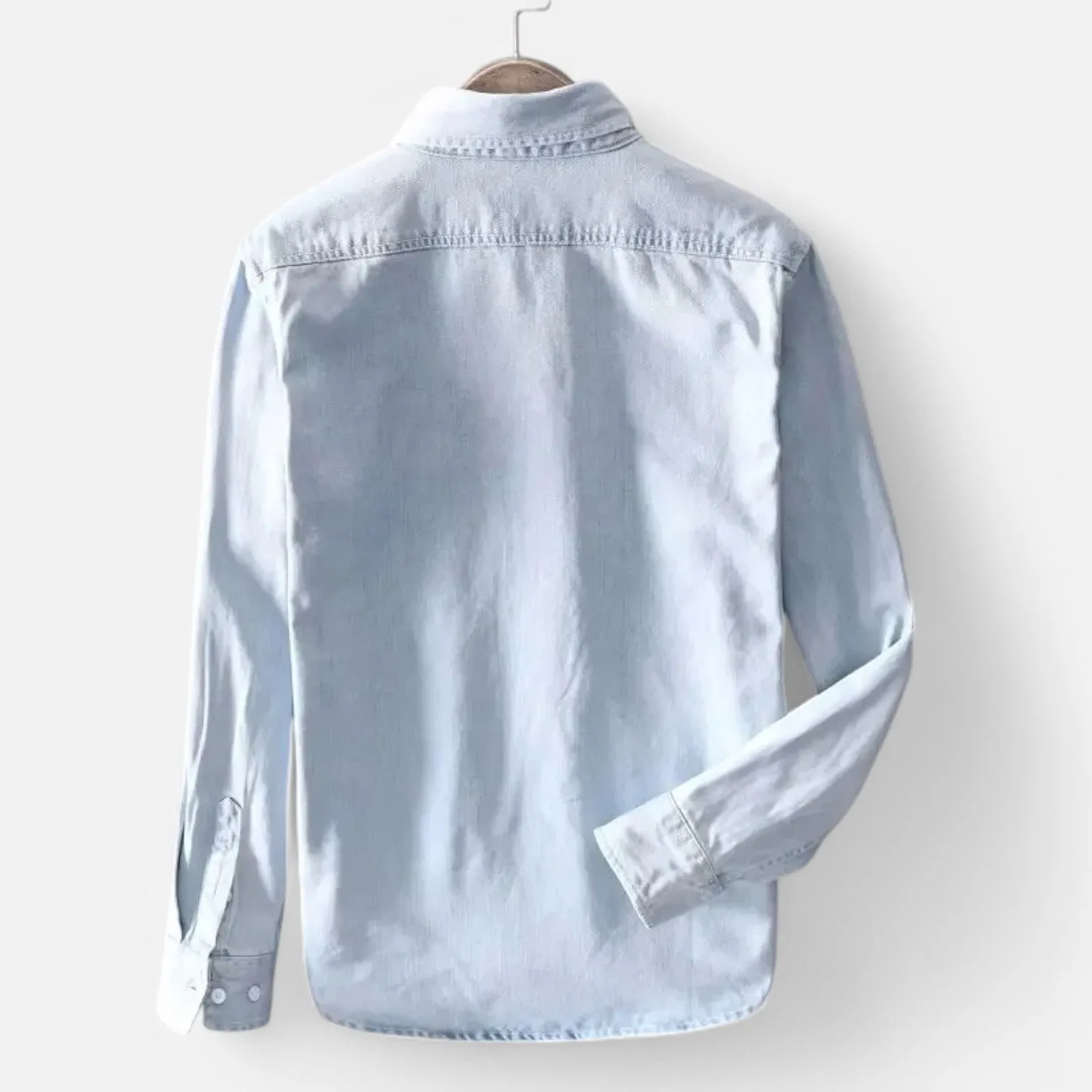 Monacogents | Men's Lightweight Long Sleeve Denim Shirt