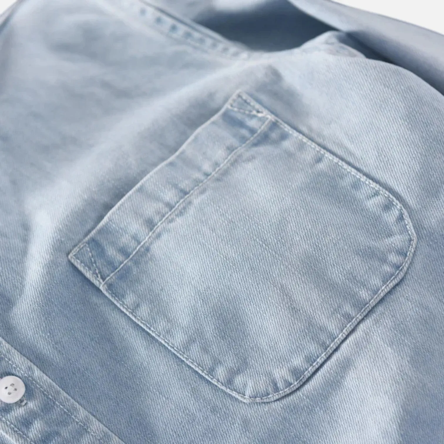 Monacogents | Men's Lightweight Long Sleeve Denim Shirt