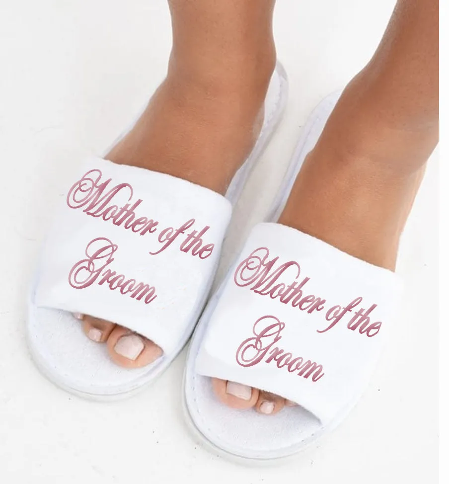 Mother of the Groom Slippers