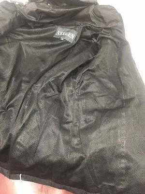 MOTORCYCLE MOTORBIKE MEN'S RAIN SUIT WATERPROF LIGHTWEIGHT BLK WITH HUDDY