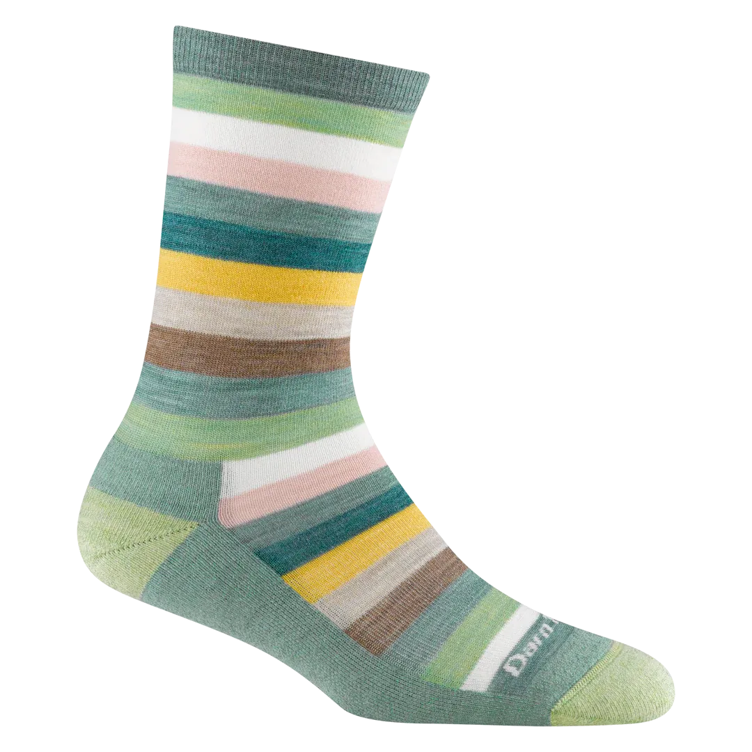 Mystic Stripe Crew Lightweight Lifestyle Sock (Women's) - D1644W
