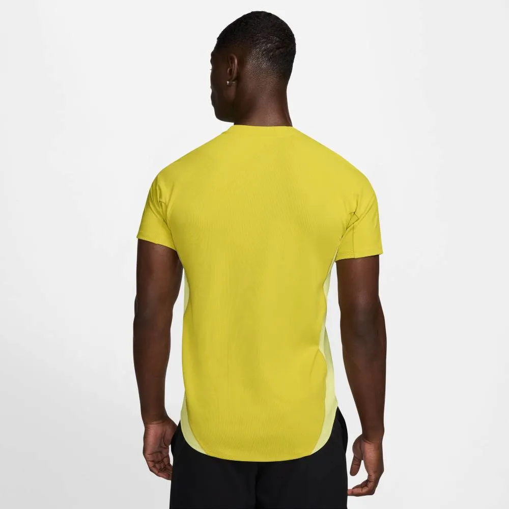 Nike Men's Dri-FIT Advantage Slam Melbourne Top (High Voltage/Luminous Green)