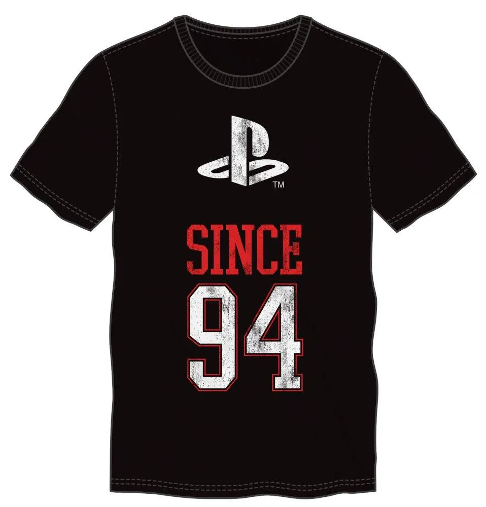 Original Playstation Since 94 1994 Men's Black T-Shirt Tee Shirt