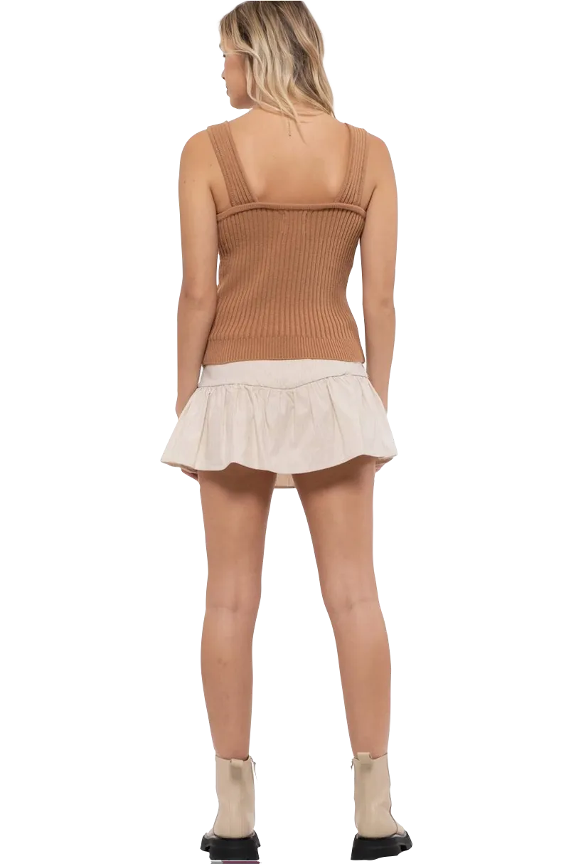 Pumpkin Spice Sweater Tank