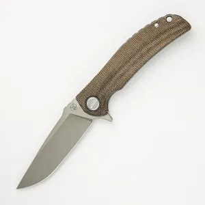 "Limited Edition" Soft Overkill - M398 Blade - Green Canvas Micarta Handle - RBS (RJ Martin Design)