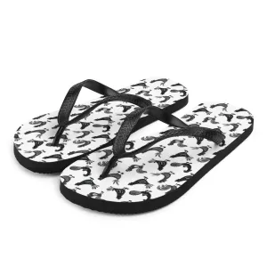 Repeating Roosters Flip-Flops