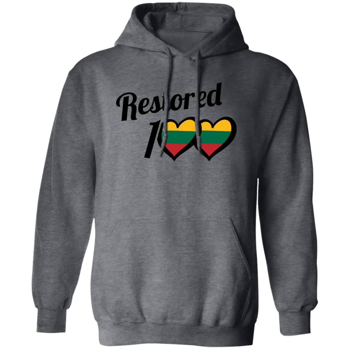 Restored 100 - Men/Women Unisex Comfort Pullover Hoodie