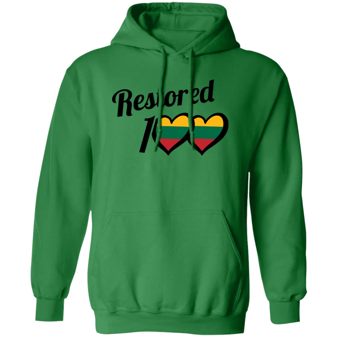 Restored 100 - Men/Women Unisex Comfort Pullover Hoodie