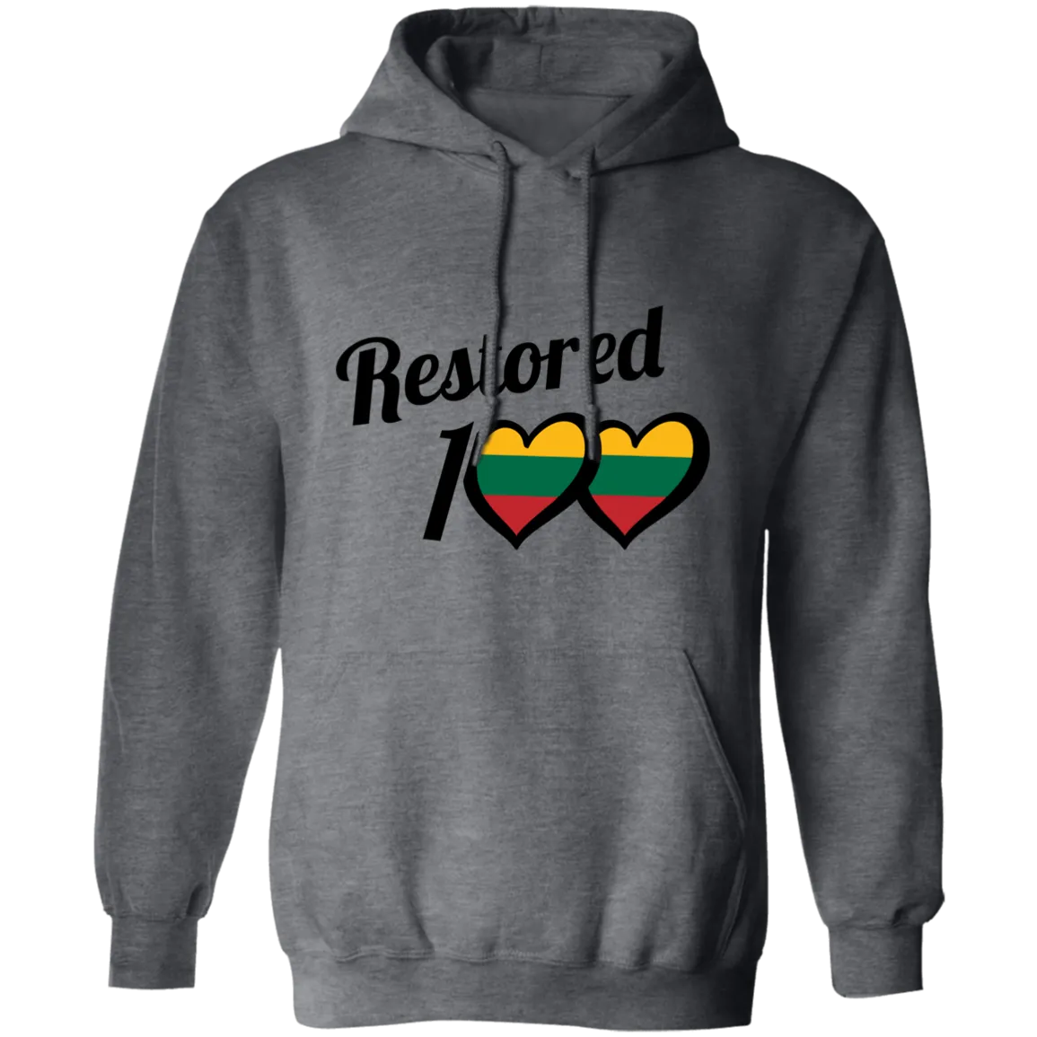 Restored 100 - Men/Women Unisex Comfort Pullover Hoodie