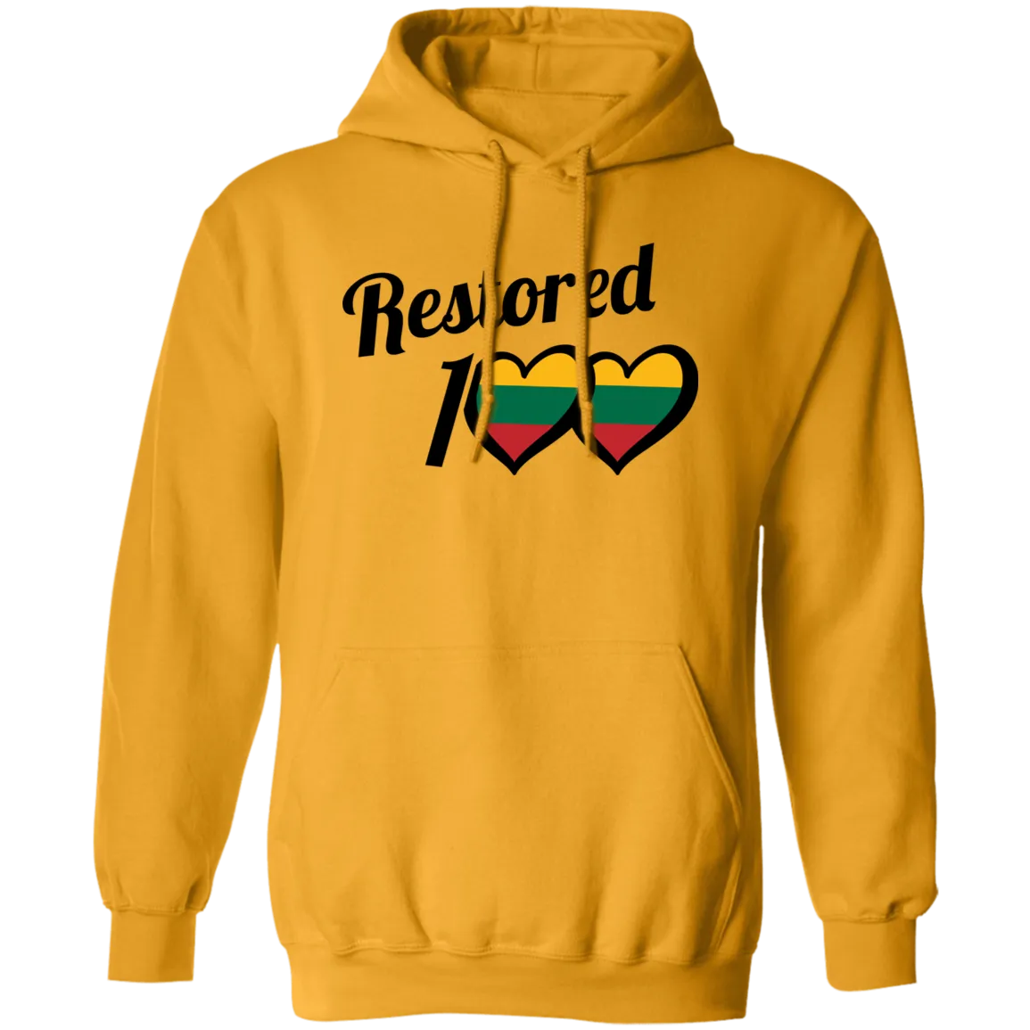 Restored 100 - Men/Women Unisex Comfort Pullover Hoodie