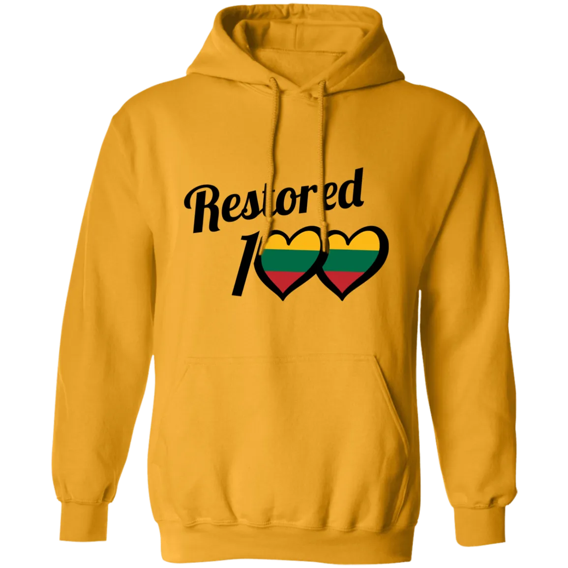 Restored 100 - Men/Women Unisex Comfort Pullover Hoodie