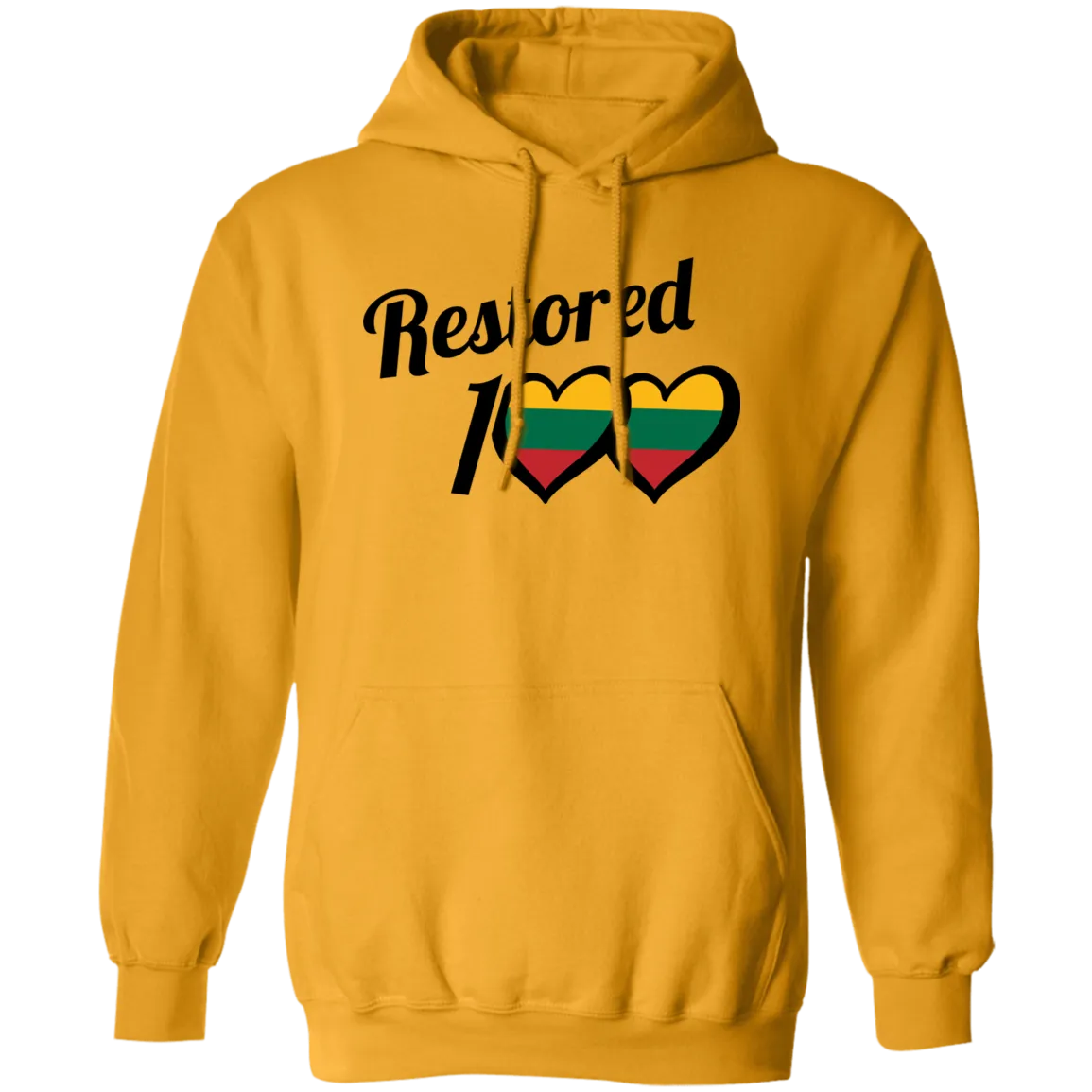 Restored 100 - Men/Women Unisex Comfort Pullover Hoodie
