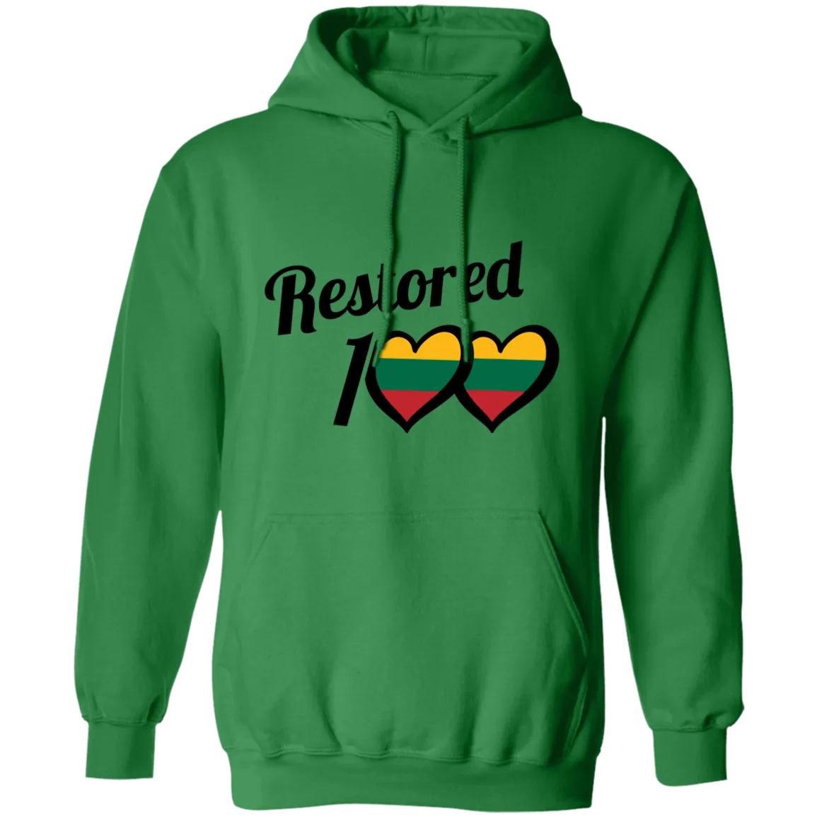 Restored 100 - Men/Women Unisex Comfort Pullover Hoodie
