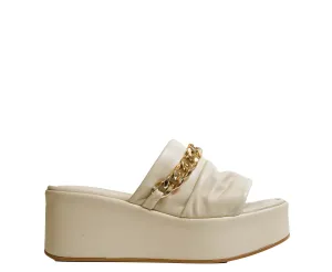 Roberto Serpentini Women's Beige Chain Wedge M40