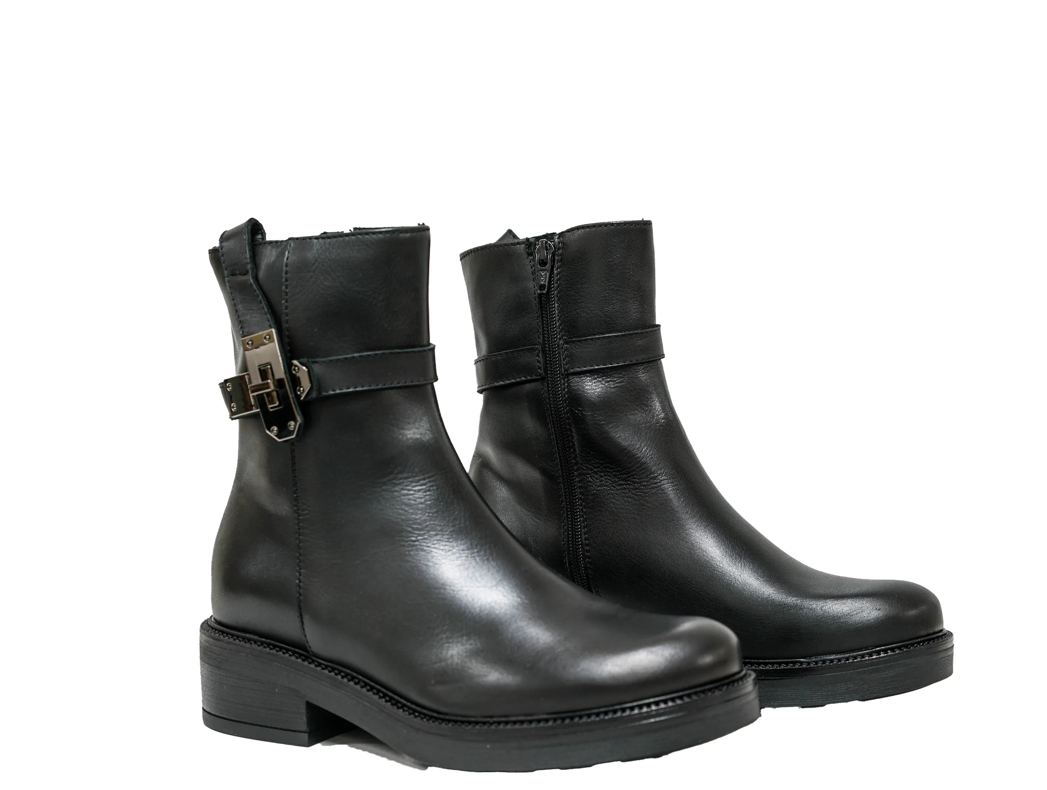 Roberto Serpentini Women's boot Black & Silver boots 30% OFF