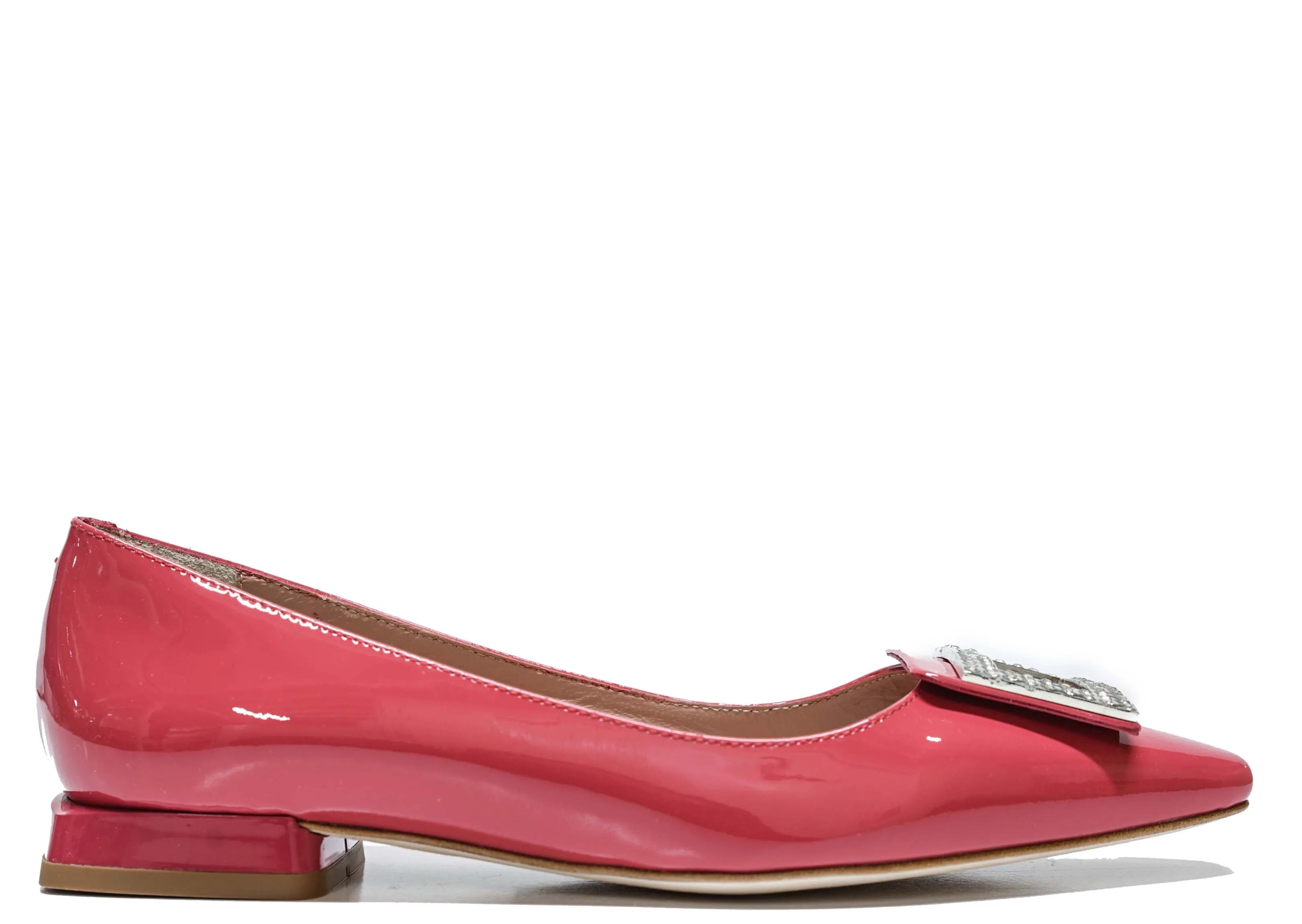Roberto Serpentini Women's Patent Leather Pink Shoe 25416