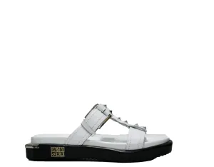 Roberto Serpentini Women's White Leather Sandal 17501 40% OFF