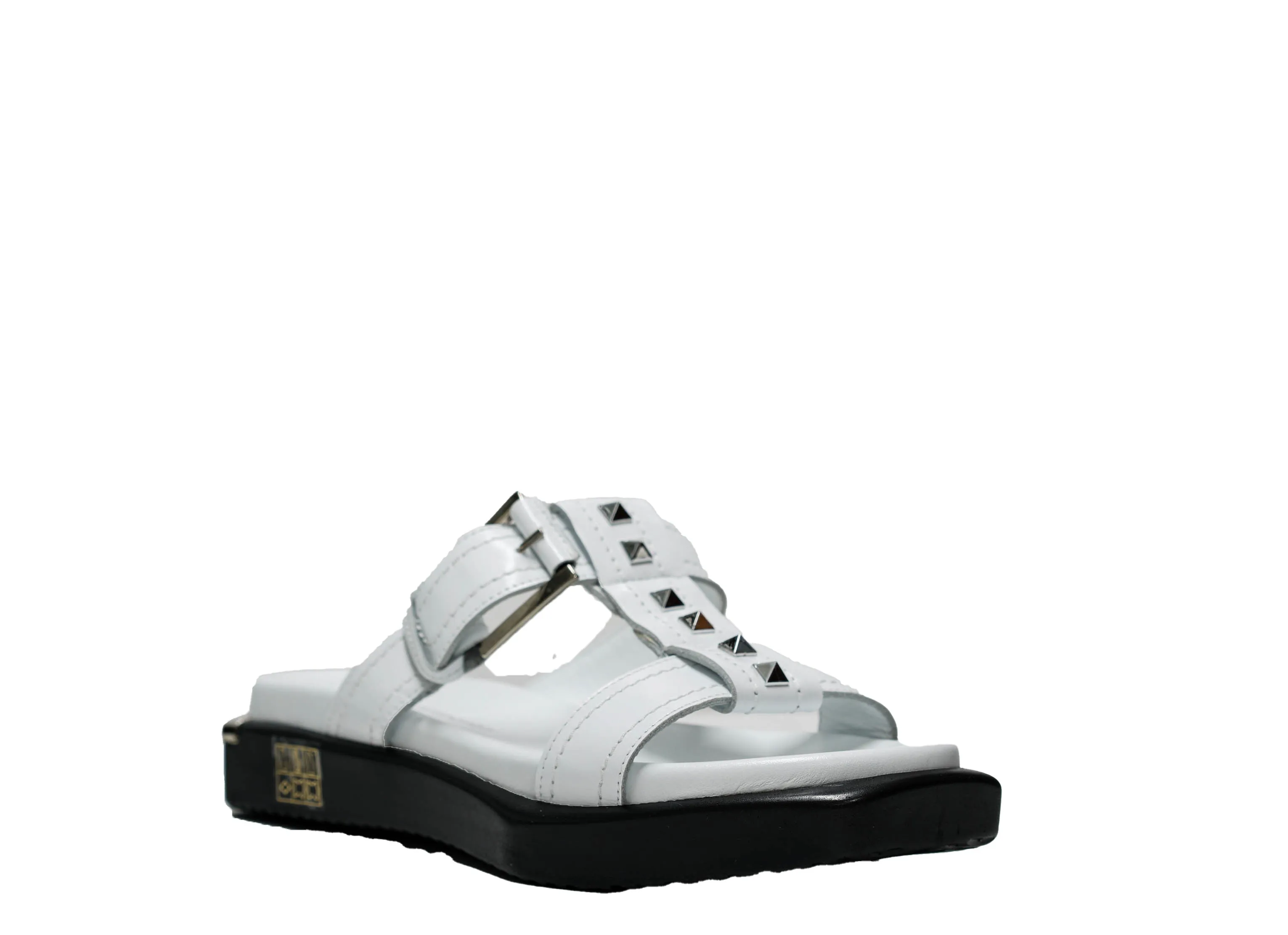 Roberto Serpentini Women's White Leather Sandal 17501 40% OFF