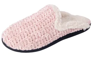 Roxoni Memory Foam Slippers for Women Plush Heels and Anti-Skid Rubber Sole