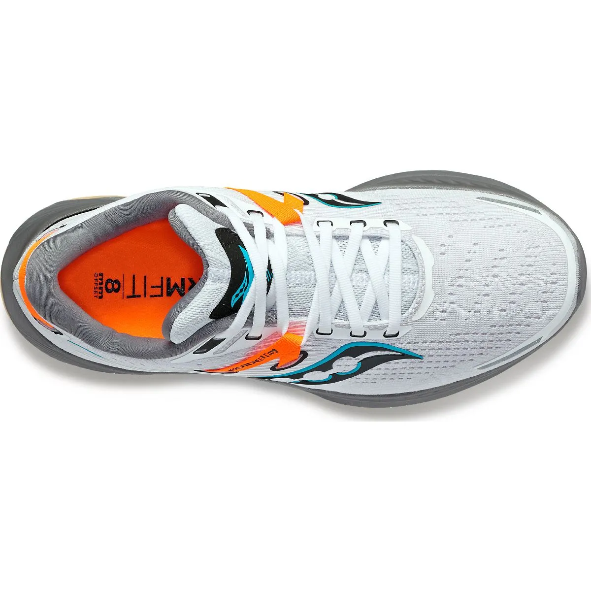 Saucony Guide 16 (Mens) - White/Gravel