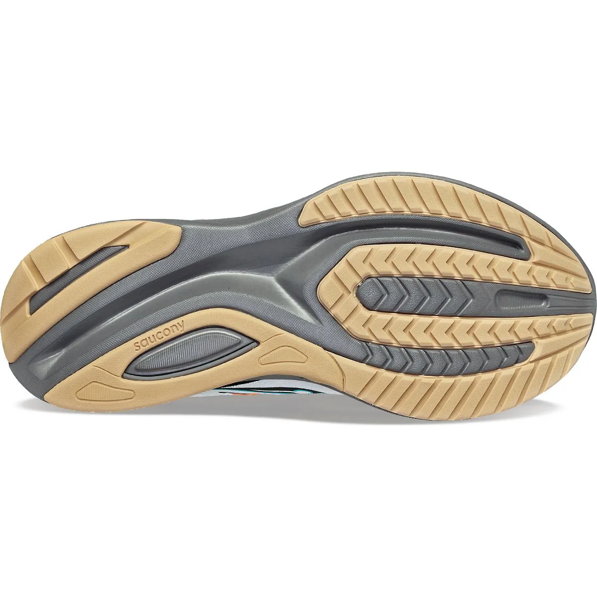 Saucony Guide 16 (Mens) - White/Gravel