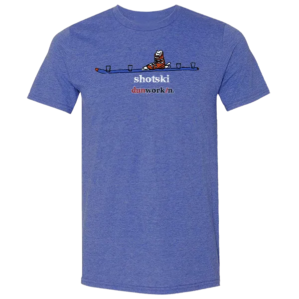 Shotski Unisex Lightweight Cotton/Poly Blend SS Tee