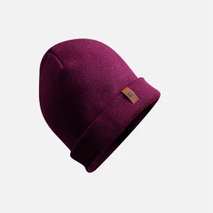 Signature beanie.  Burgundy