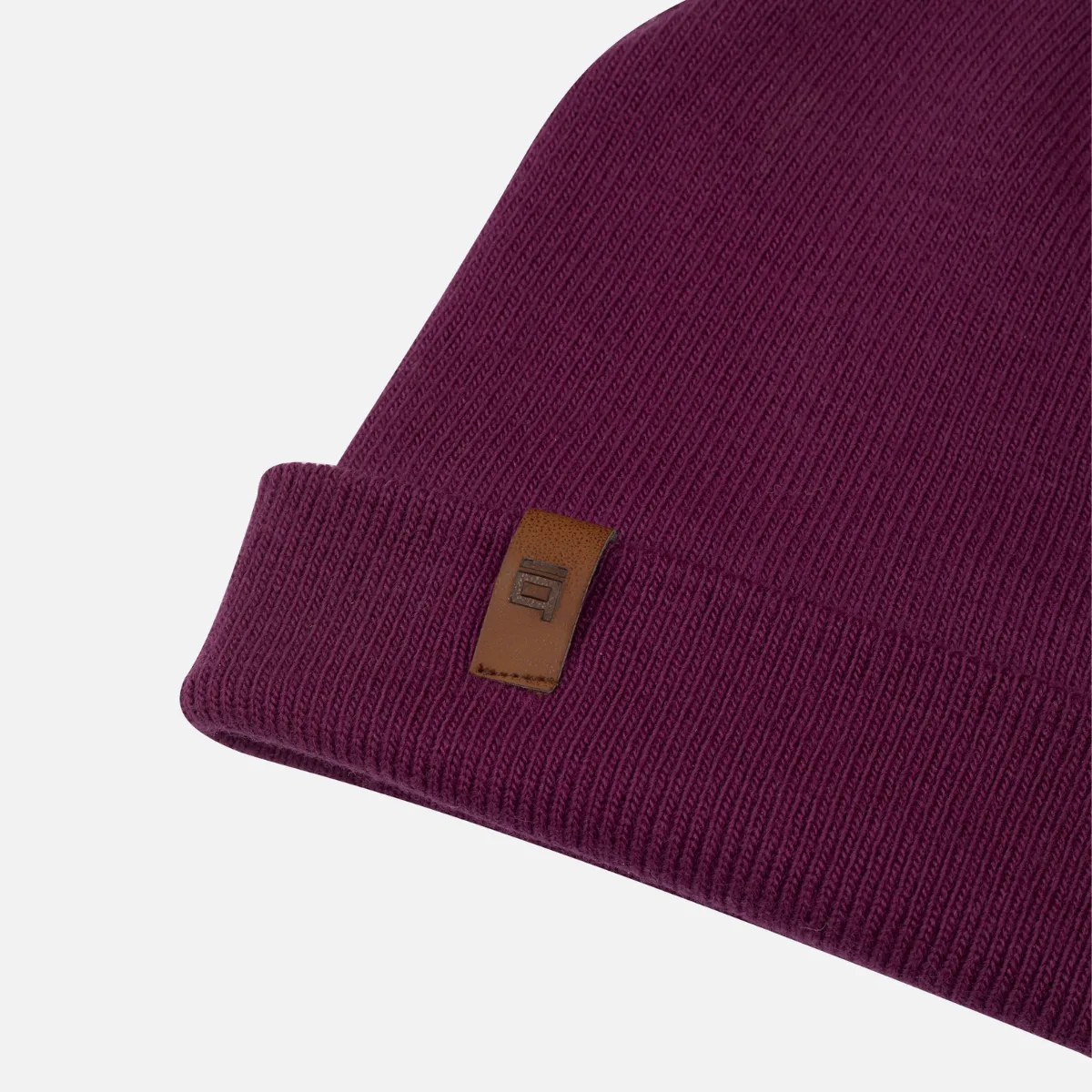 Signature beanie.  Burgundy