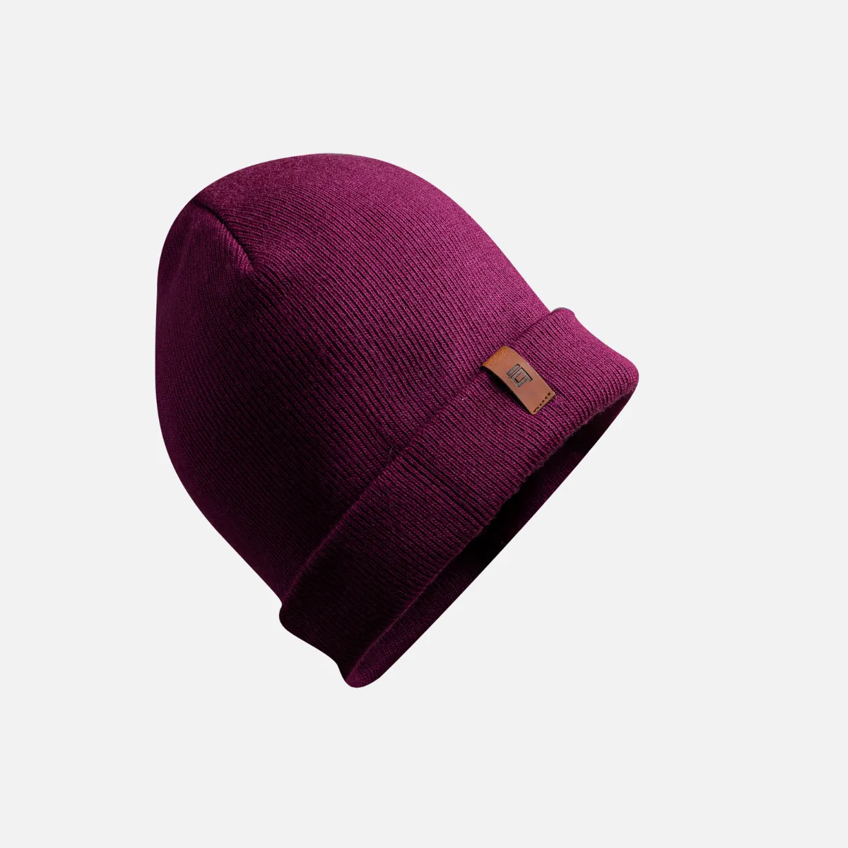 Signature beanie.  Burgundy