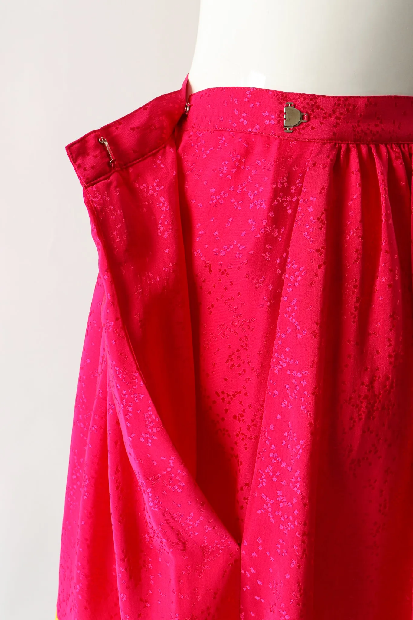 Silk Tiered Top & Skirt Set