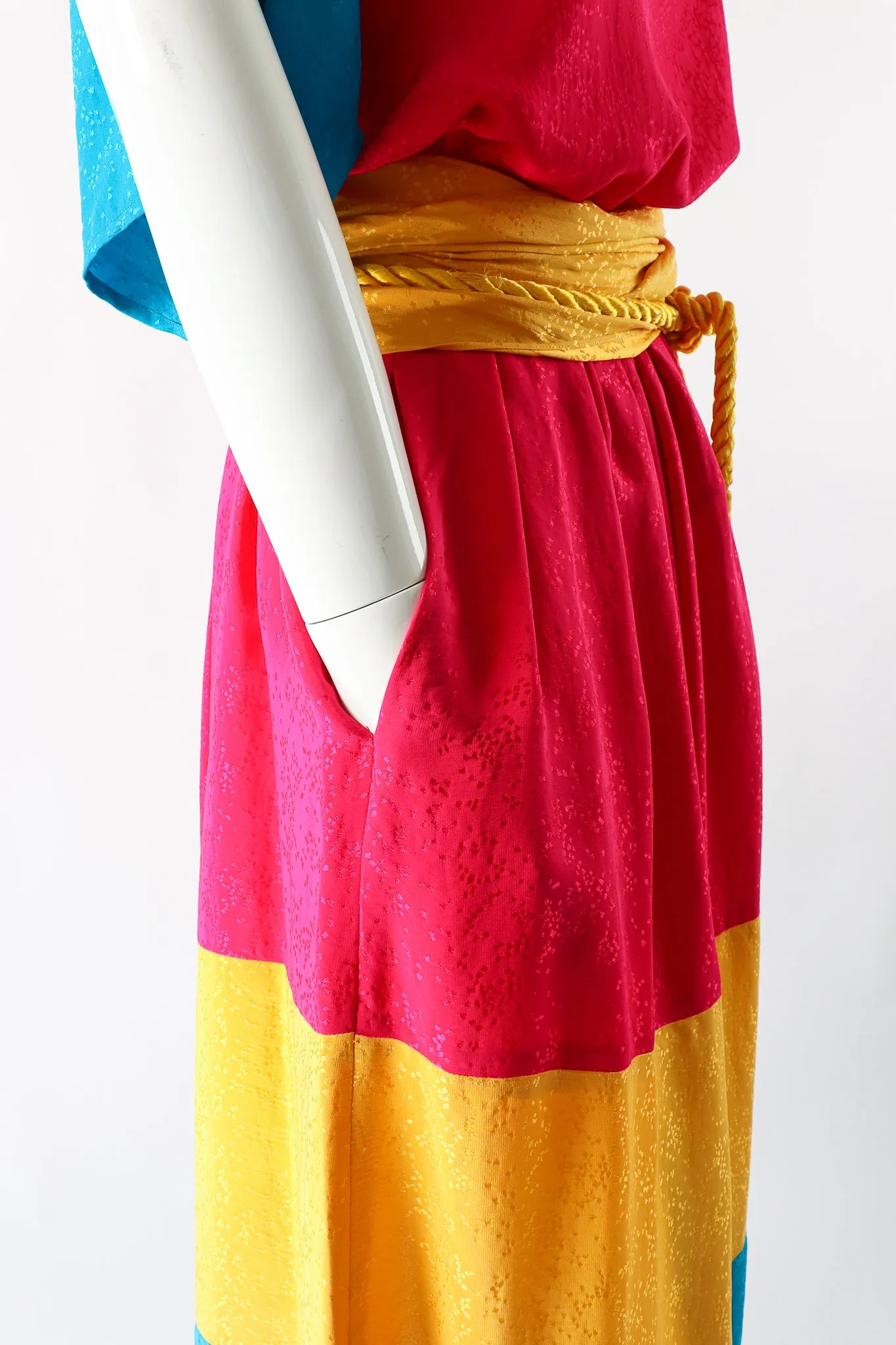 Silk Tiered Top & Skirt Set