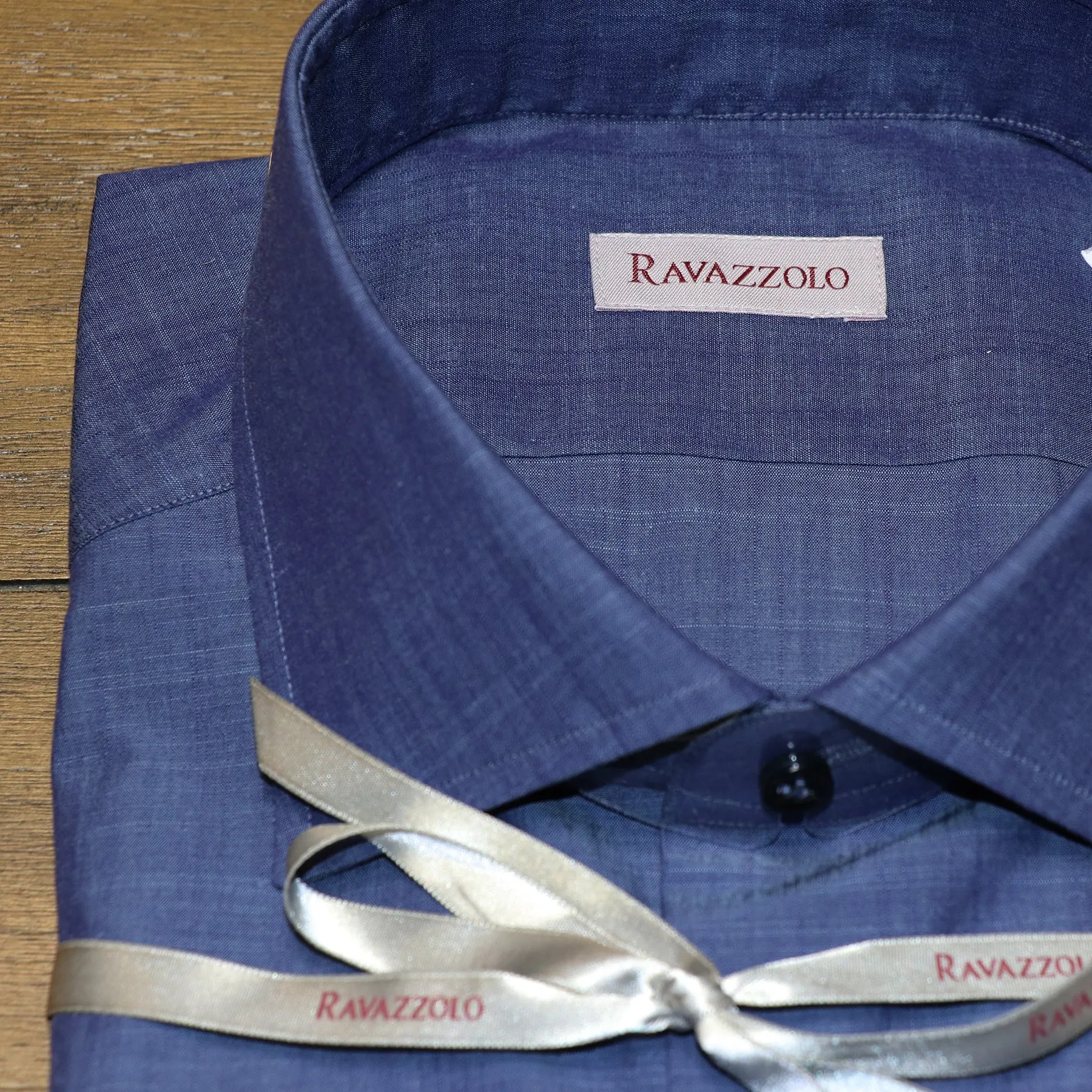 Solid Chambray Sport Shirt