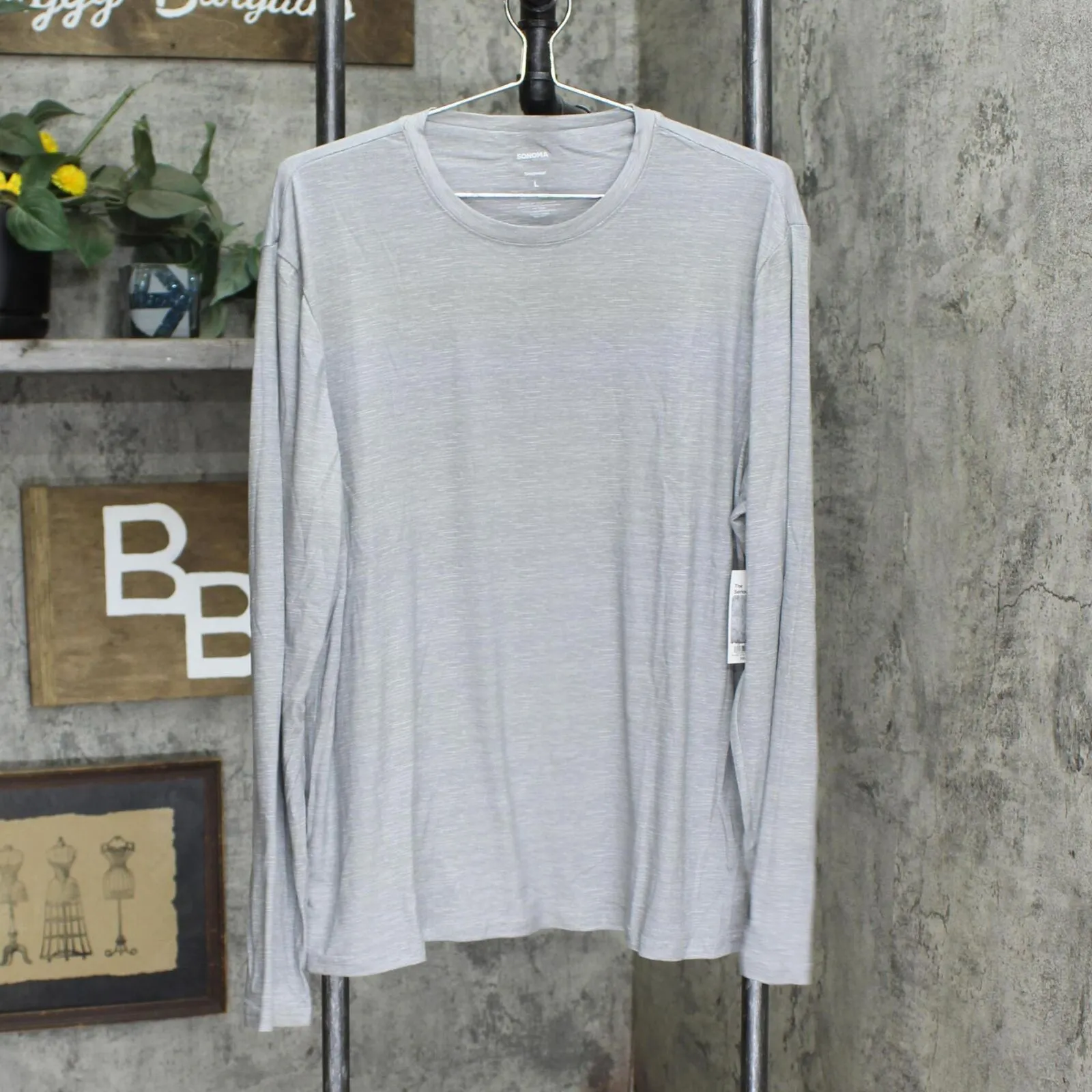 Sonoma Goods For Life Men's Seriously Soft Crewneck Sleep Tee LS21K302RP