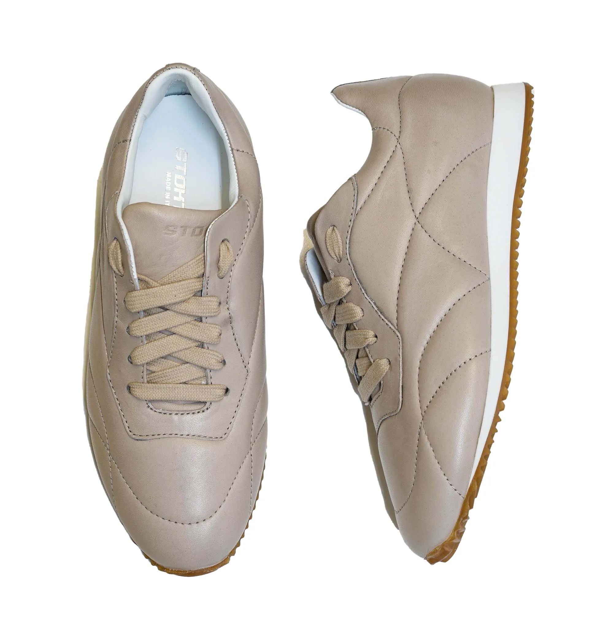 Stokton Women’s Nude Leather Sneaker DEA