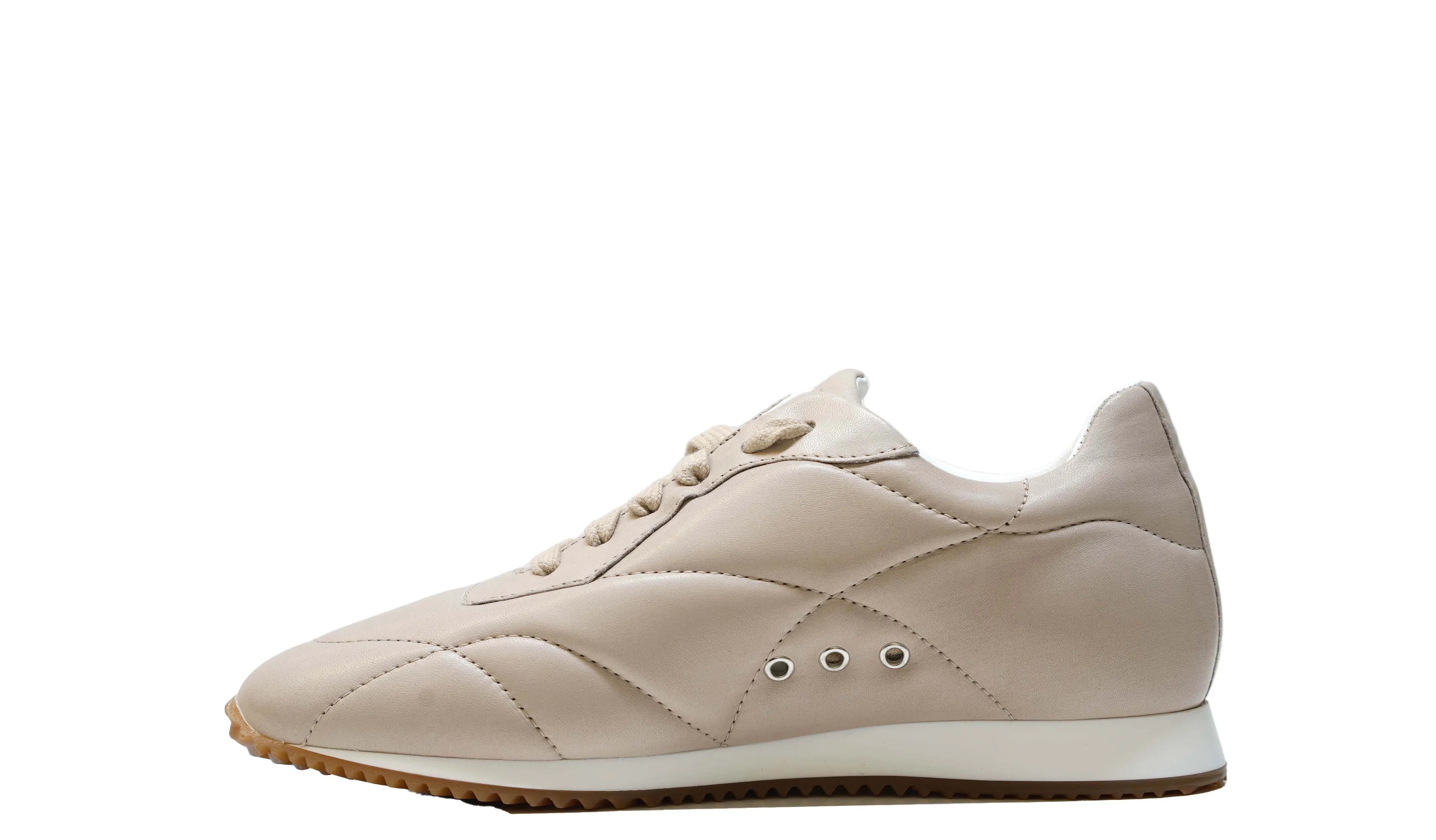 Stokton Women’s Nude Leather Sneaker DEA