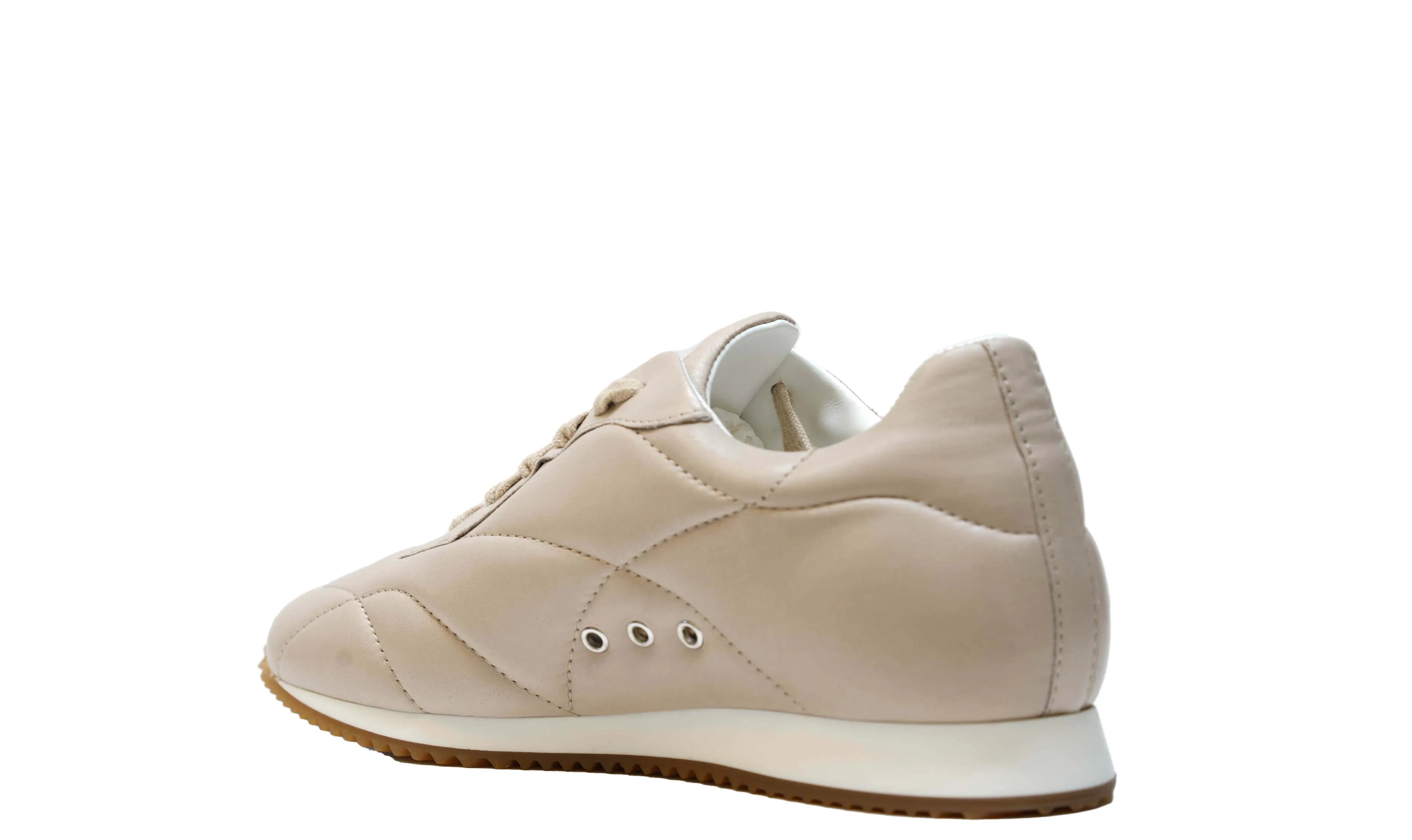 Stokton Women’s Nude Leather Sneaker DEA