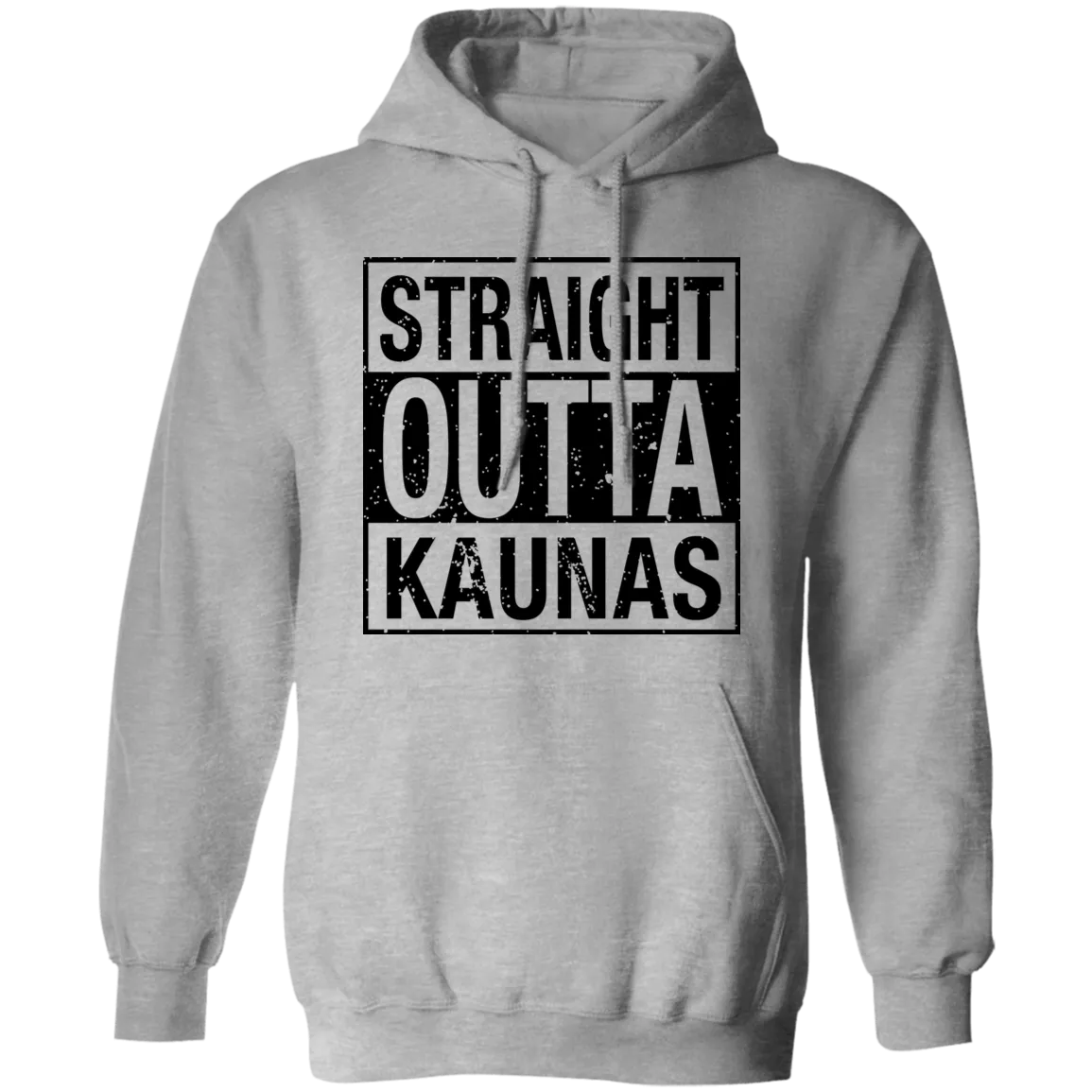 Straight Outta Kaunas - Men/Women Unisex Comfort Pullover Hoodie
