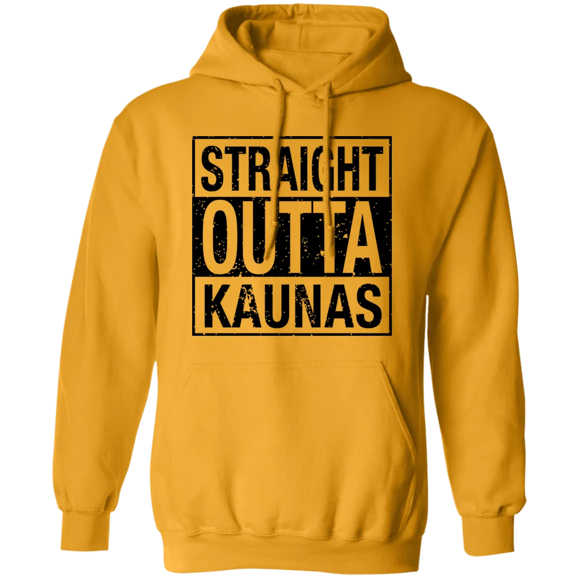 Straight Outta Kaunas - Men/Women Unisex Comfort Pullover Hoodie