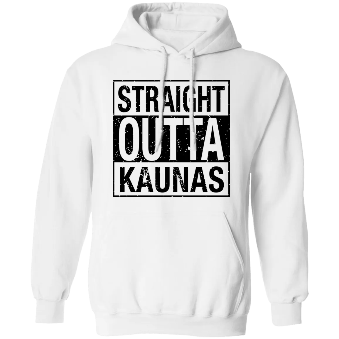 Straight Outta Kaunas - Men/Women Unisex Comfort Pullover Hoodie