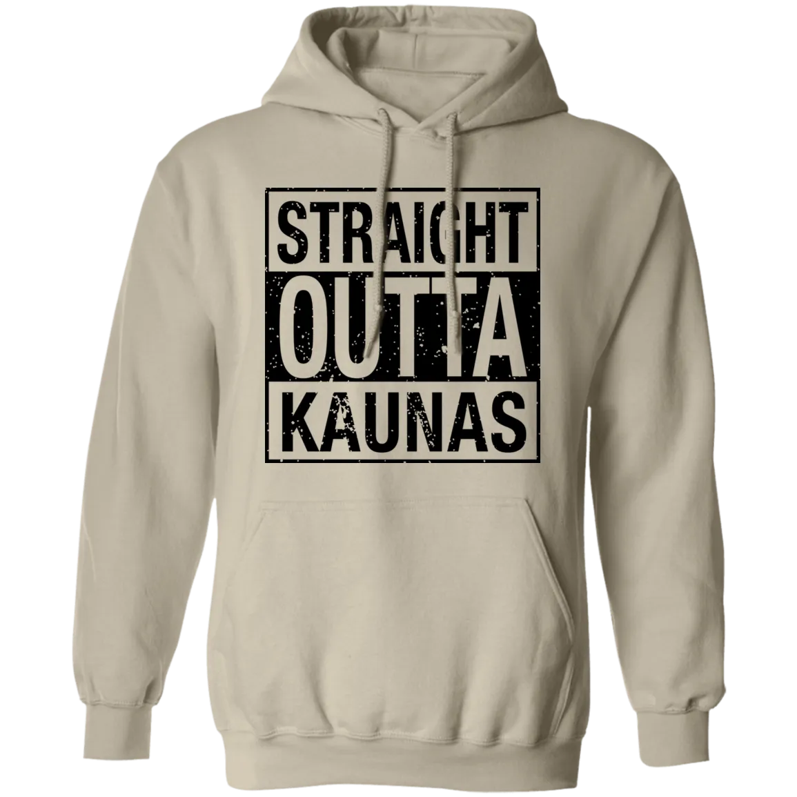 Straight Outta Kaunas - Men/Women Unisex Comfort Pullover Hoodie