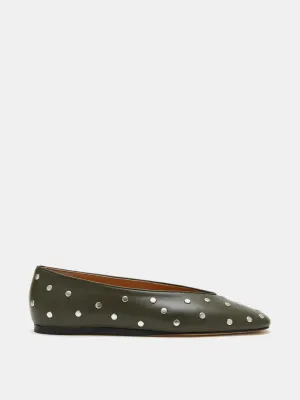 STUDDED REGENCY SLIPPER