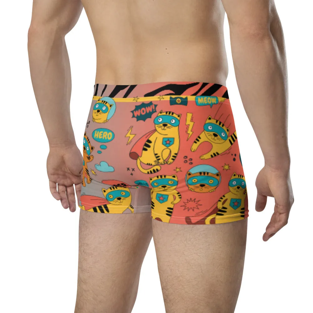 Super Hero Space Cats - Crazy-Ass Undies - Men's Boxer Briefs